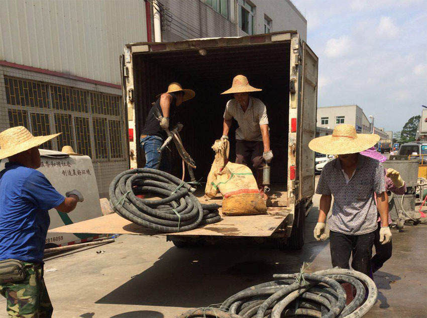 栾城一部件厂房地基出现下沉注浆加固